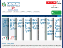 Tablet Screenshot of alifsystems.com